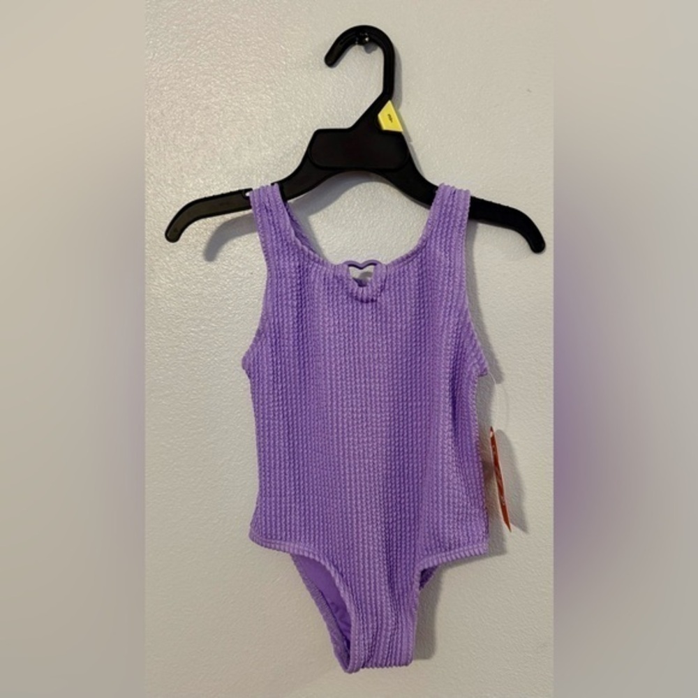 Lavender Kids One Piece Swimsuit